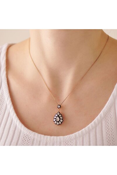 Assos Pırlanta 0.18 Karat Elmas Fantezi Kolye