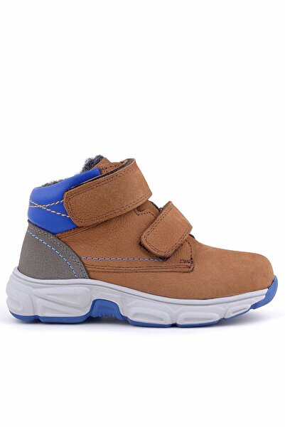 Rakerplus Παπούτσια Pixel Γνήσιο Δερμάτινο Tan Velcro Baby Sports Boots