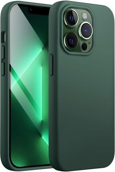 Hype Store iPhone 13 Pro Kılıf 6.1 ile Uyumlu, Uruchi İnce Sıvı Silikon 3 Kat...