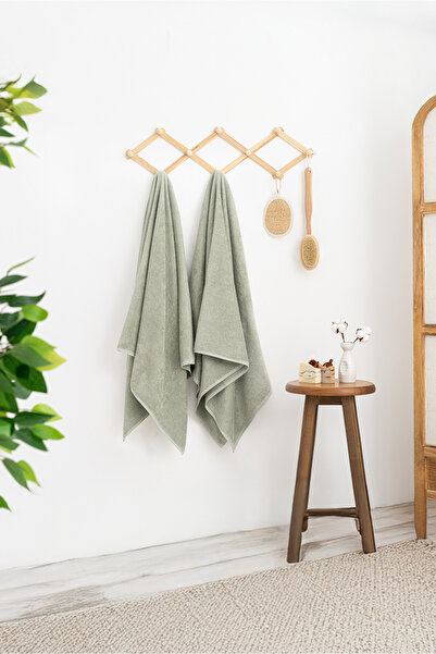 Rikka Home كورسوفتير ™   100% قطن، فائق النعومة، طقم مناشف حمام مكون من قطعتي...