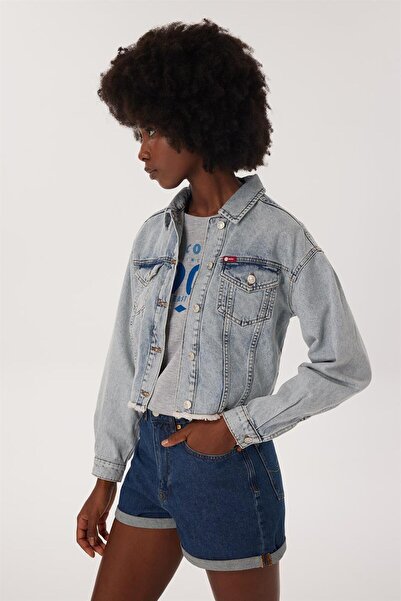 Lee Cooper Freya 1 Women's 100% Cotton Jean Jacket Denim
