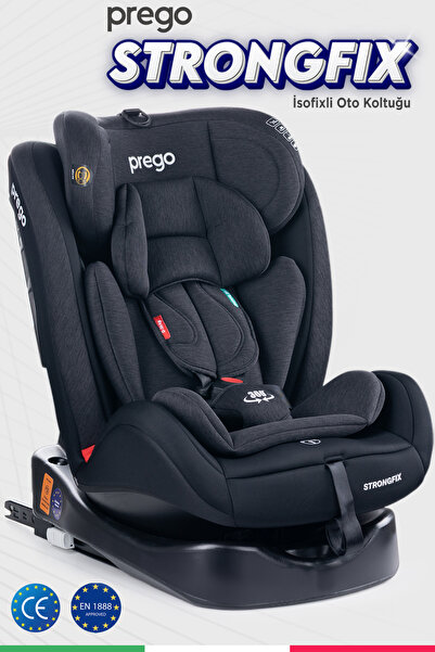 Prego Baby Strongfix 0-36 Kg Isofix'li Oto Koltuğu-360° Dönebilen Lüx Oto Koltuğu