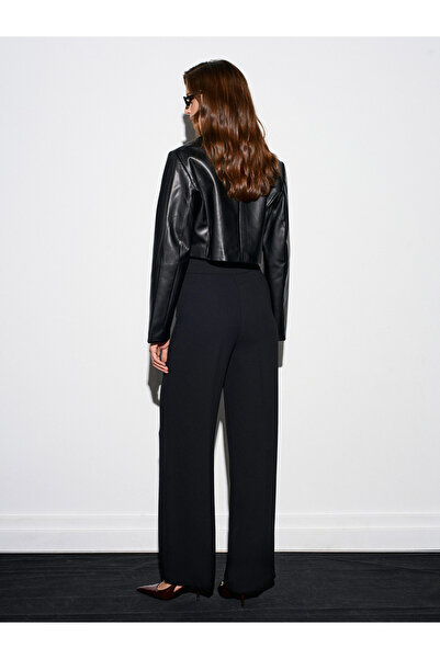 Dilvin 7535 Bol Paça Kadın Pantolon siyah
