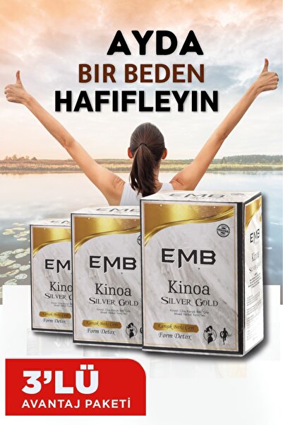 emb Zayıflama1 Yardımcı Detox Özel Kinoa Karisimli Bitkisel Form Çay