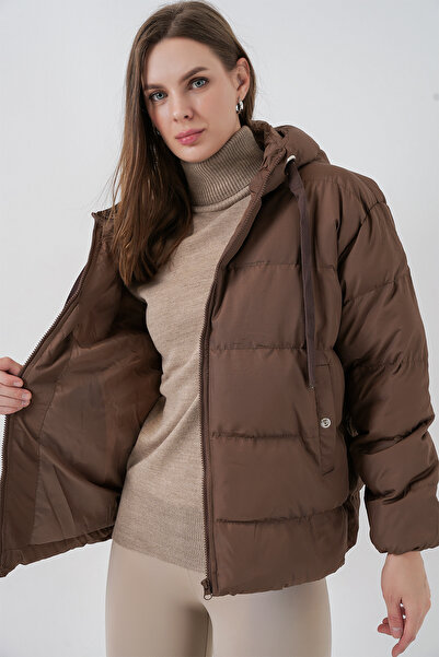 Bigdart 5117 Pufferjacke mit Kapuze – Cappucino