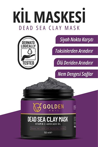 golden veil Collagen Ölüdeniz Kil Maskesi Leke,giderici Ve Siyah Nokta Gideri...