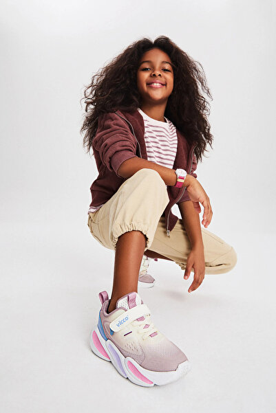 Vicco Samur Ortopedik Çocuk Spor Ayakkabı PUDRA