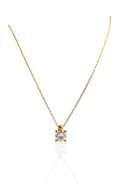 Güler Kuyumculuk Tek Taş Kolye Ucu