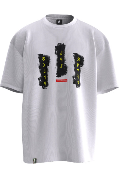 TURAN TACTICS Tricou unisex oversize cu model mitologie turcă - Abra, Burküt,...