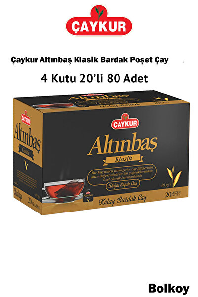 Çaykur 4'lü Avantajlı Paket Altınbaş 20 Li Bardak Sallama