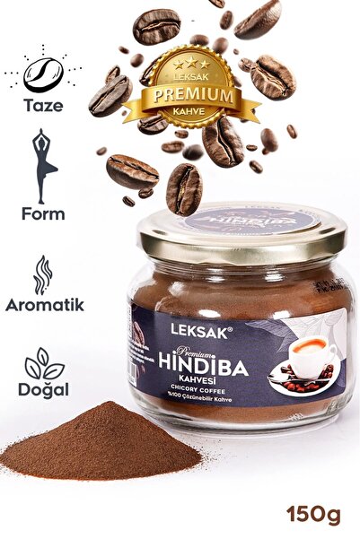 LEKSAK Hindiba Kahvesi 150gr. Premium Taze Öğütülmüş Doğal Cam Kavanoz'da 60 ...