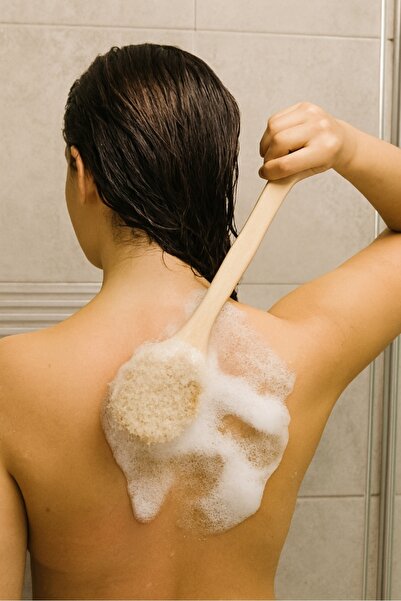 MADAMENATUREL DOĞAL BANYO SIRT FIRÇASI AT KILI OVAL