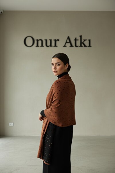 Onur Etol - New Collection Omuz Atkısı Kışlık Kalın Ürün Çift Taraflı Dokuma ...