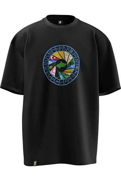 TURAN TACTICS Μπλουζάκι UNISEX Άνετο Εφαρμογή, Σχεδιασμένο με 16 ΤΟΥΡΚΙΚΕΣ ΔΥΝΑΤΟΤΗΤΕΣ ΚΑΙ 24 ΣΧΕΔΙΑ ΟΥΖΖΟΥ