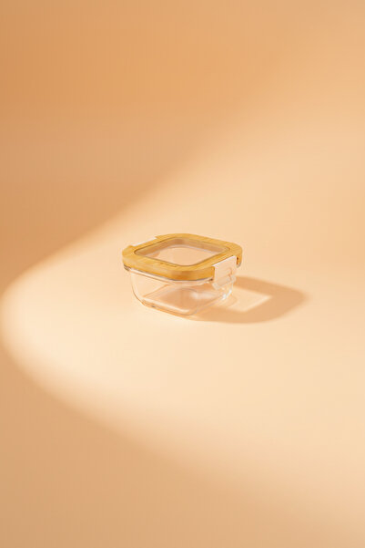 Bambum Poira Glass Storage Container with Lid and Lock 320 ml