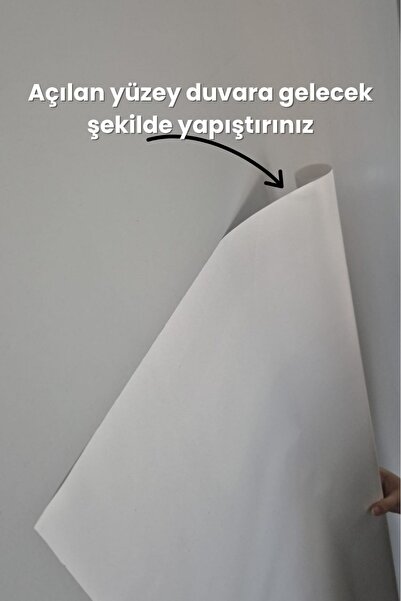 Pi Papers Projeksiyon Perdesi, Özel Boyut, Ev Sineması, Yapıştırıcı Gerektirmeyen, Duvar Projeksiyon Perdesi