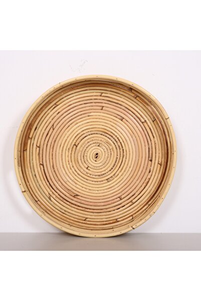 Mylamp Hayal 36X6 cm Kubu Rattan Tray
