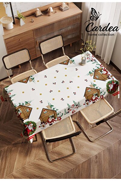 Cardea Home Collection Crăciun fericit Moș Crăciun Față de masă cu model