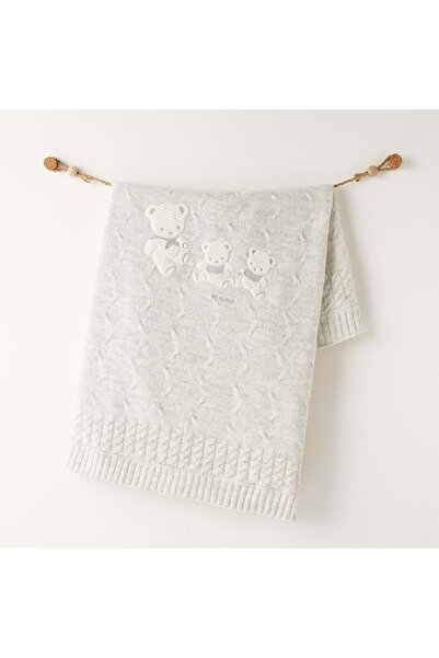 andywawa Ac26341 Knitwear Blanket 85X100 Gray Melange