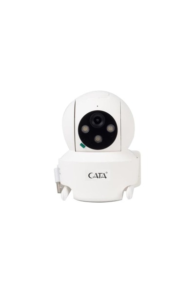 Cata CT-4051 Akıllı Dış Mekan 360° WiFi Güvenlik Kamerası 3MP Full HD Gece Görüşlü Ses ve Hareket Al