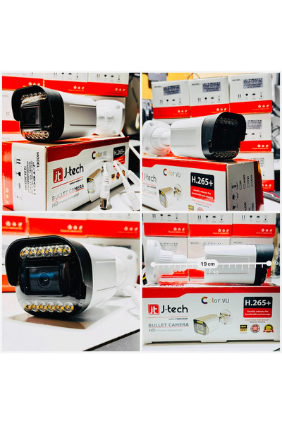J-TECH 5MP SONY LENS Gece Gündüz Renkli Warm Light 1080P AHD Güvenlik Kamera