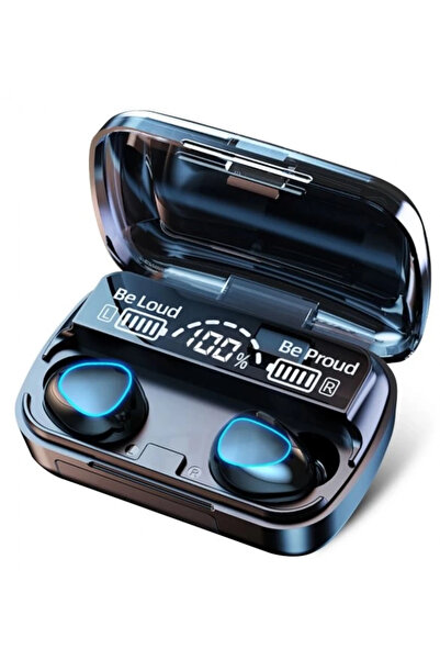 jetucuzal J-tech M10 Powerbanklı Su Geçirmez Earbuds Kulak Içi Tws Bluetooth Kulaklık Bt Wireless V5.1