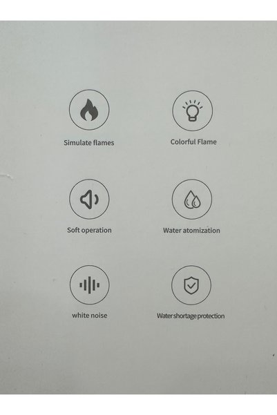peltech Nvr-3060 Humidifier Air Humidifier Fireplace with Sound