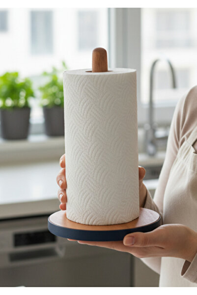 Paprika Beech Wood Roll Towel Holder | Natural - Bohemian - Minimalist