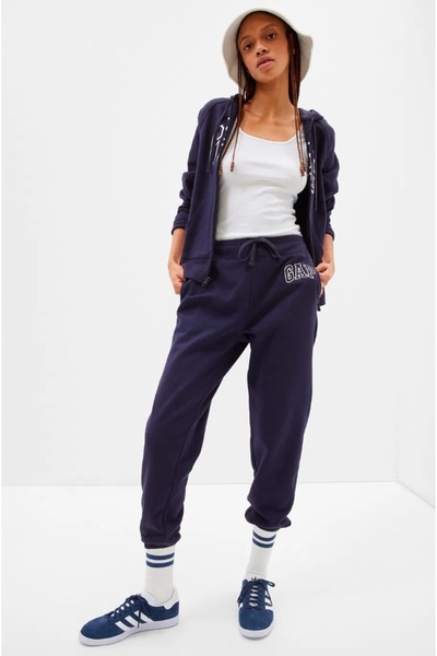 GAP V-Gap Herıtage Jogger Fleece 463492012 Women's Sweatpants Dark Blue