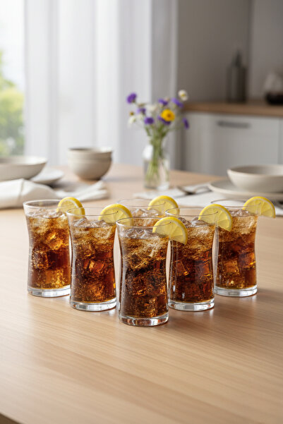 Paşabahçe 6'lı Heybeli Meşrubat Bardak 345 cc 420845