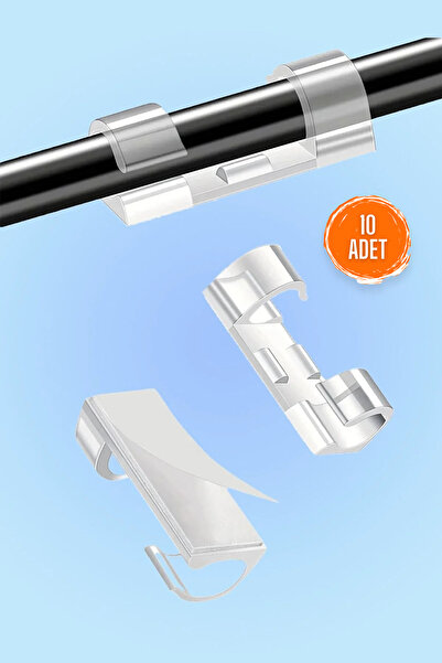 Beatitude Kablo Sabitleyici 10'lu Salon ve Oda Karışık Kabloları Düzenleme To...