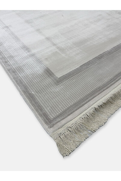 Pierre Cardin Halı Voila Zq03a Beyaz Gri Klasik Desen Halı