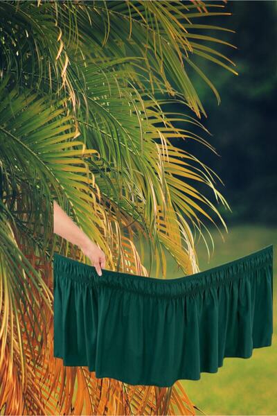 METİNEV تنورة قاعدة اللون الأخضر