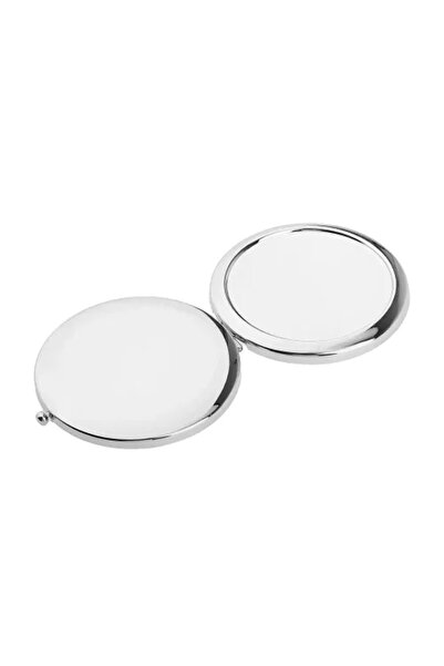 Dodes Promosyon Yuvarlak Cep Aynası Gümüş Renk