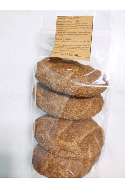 Blendfood Ketojenik Vegan Mini Sandviç Ekmeği (4 ADET) (GLUTEN İÇERİR)