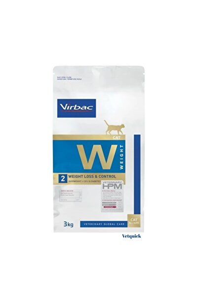 Virbac W2 Weight Loss & Control Diabetes Kedi Maması 3 Kg