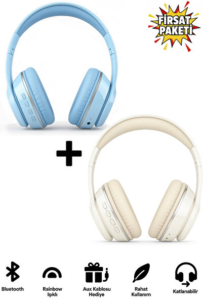 Tech&bello accessories Kablosuz Bluetooth Kulaküstü Kulaklık – Mikrofonlu, St...