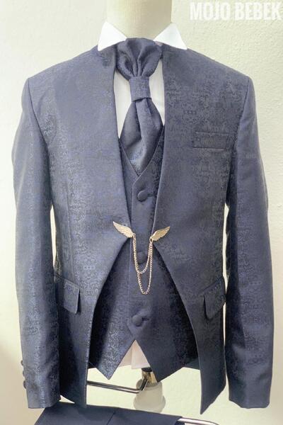 Mojo Bebek Mogi Erkek Çocuk Damatlık Set 20314 Saks