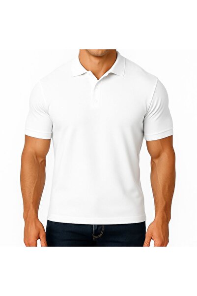 OEM Men's double pique polo shirt in premium cotton