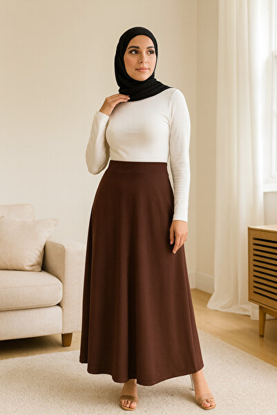 Lesa Wear Φούστα Hijab με ντραπέ στυλ