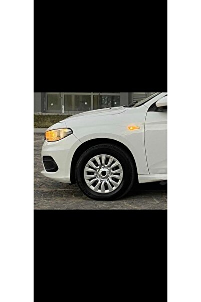 Universal Fiat Egea Uyumlu 16'' Esnek Jant Kapağı //4 ADET// (Amblem Hediyeli)