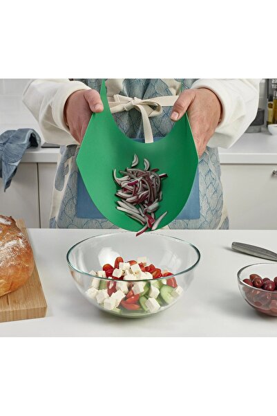 IKEA Esnek Kesme Tahtası 2 Adet Kesim Panosu 28x36 Cm Açık Koyu Yeşil