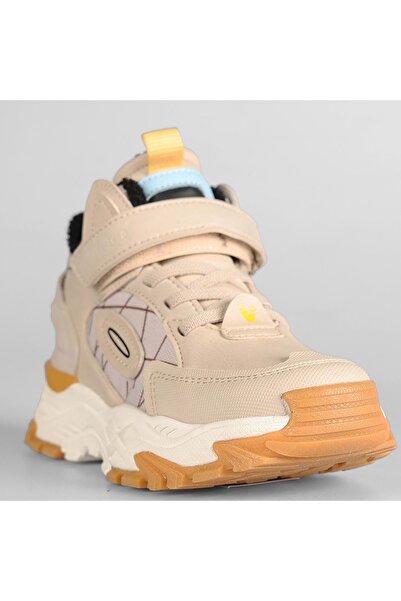 Vicco Tura Orthopedic Rubber Sole Orthopedic Children's Boots Beige