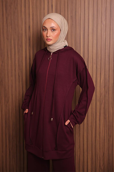 Balenbi Women's Modal Fabric Oversized Hooded Hijab Set 1132