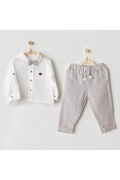 andywawa Ac25622 Ocean İs My Happy Place 2'li Takım Grey