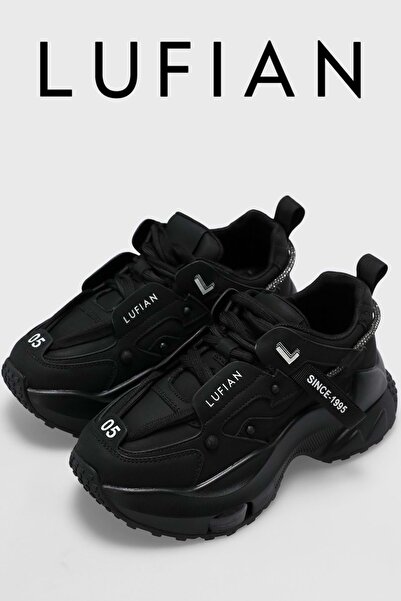 Lufian 122230014 Stormy Unisex Sneaker Παπούτσια ΜΑΥΡΟ