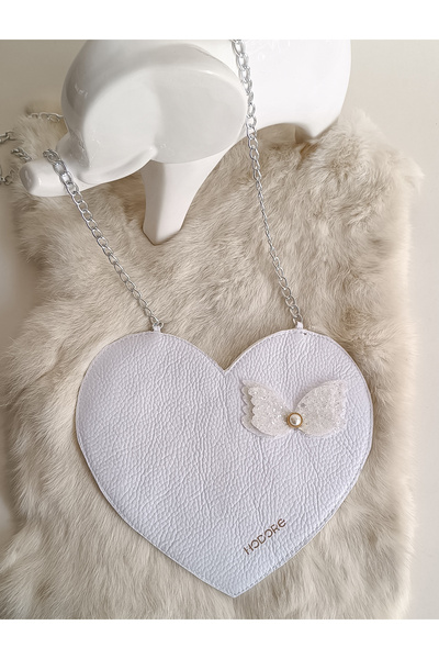 Hodore LoveBerry Справжня шкіра Дитяча сумка Біла