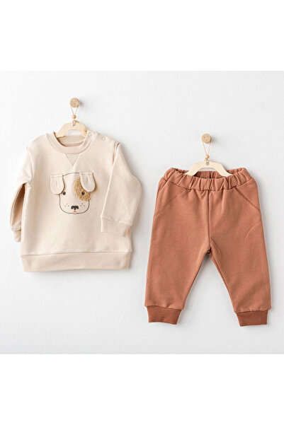 andywawa Ac25356 Basic 2-Piece Baby Set Beige