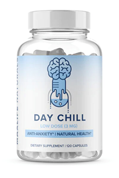 MaxLife Naturals Day Chill Low Dose for Breakthrough Anxiety 120 Capsul. Usa.42.