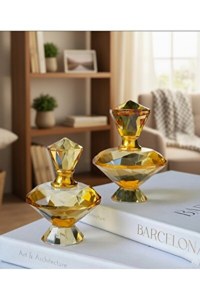 Home 2 li kristal ayaklı şişe